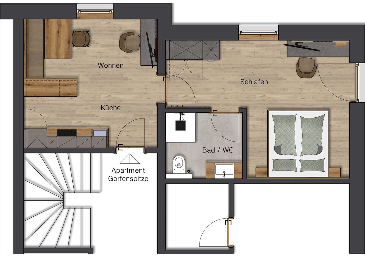  Apartment Gorfenspitze 